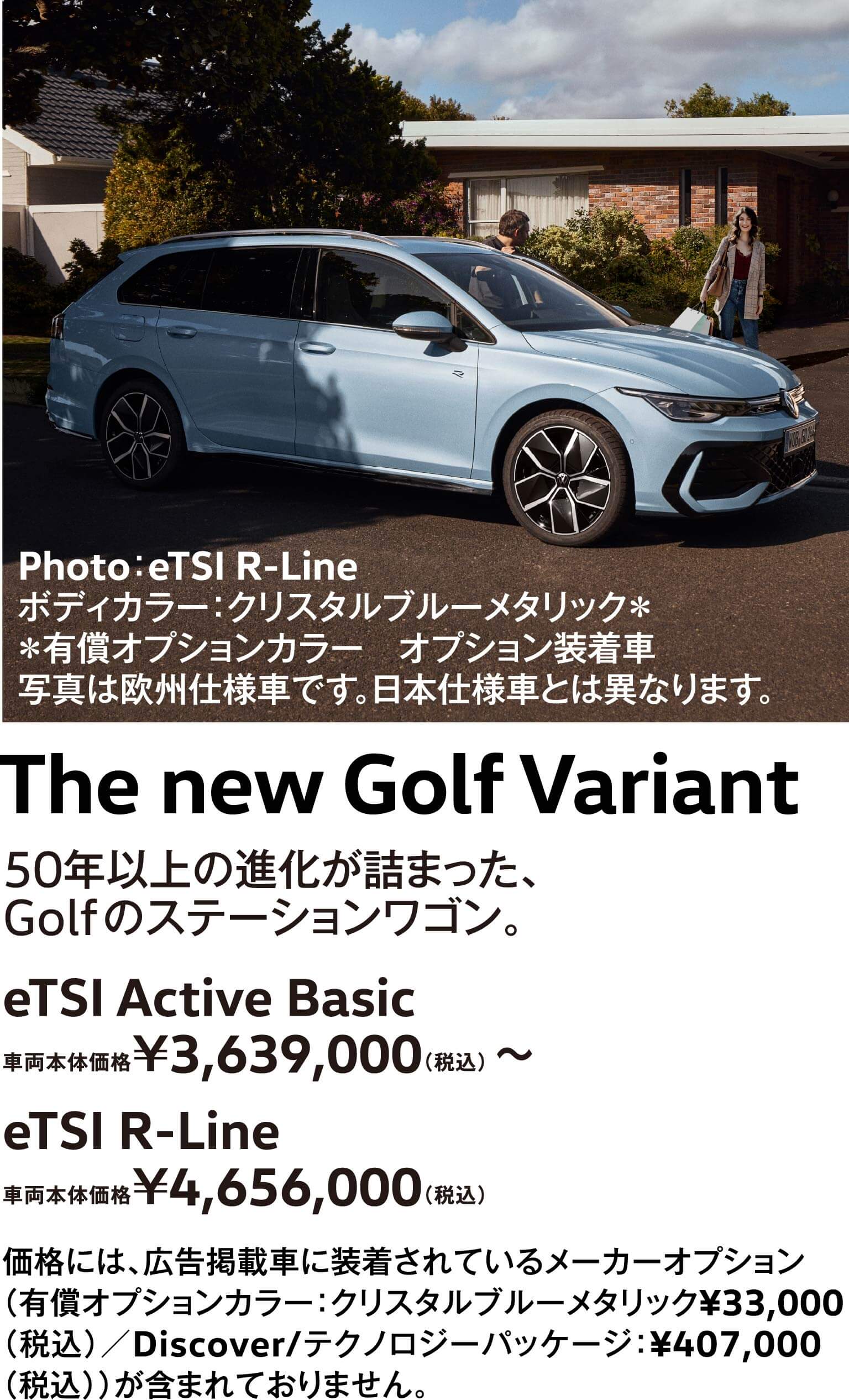 The new Golf Variant